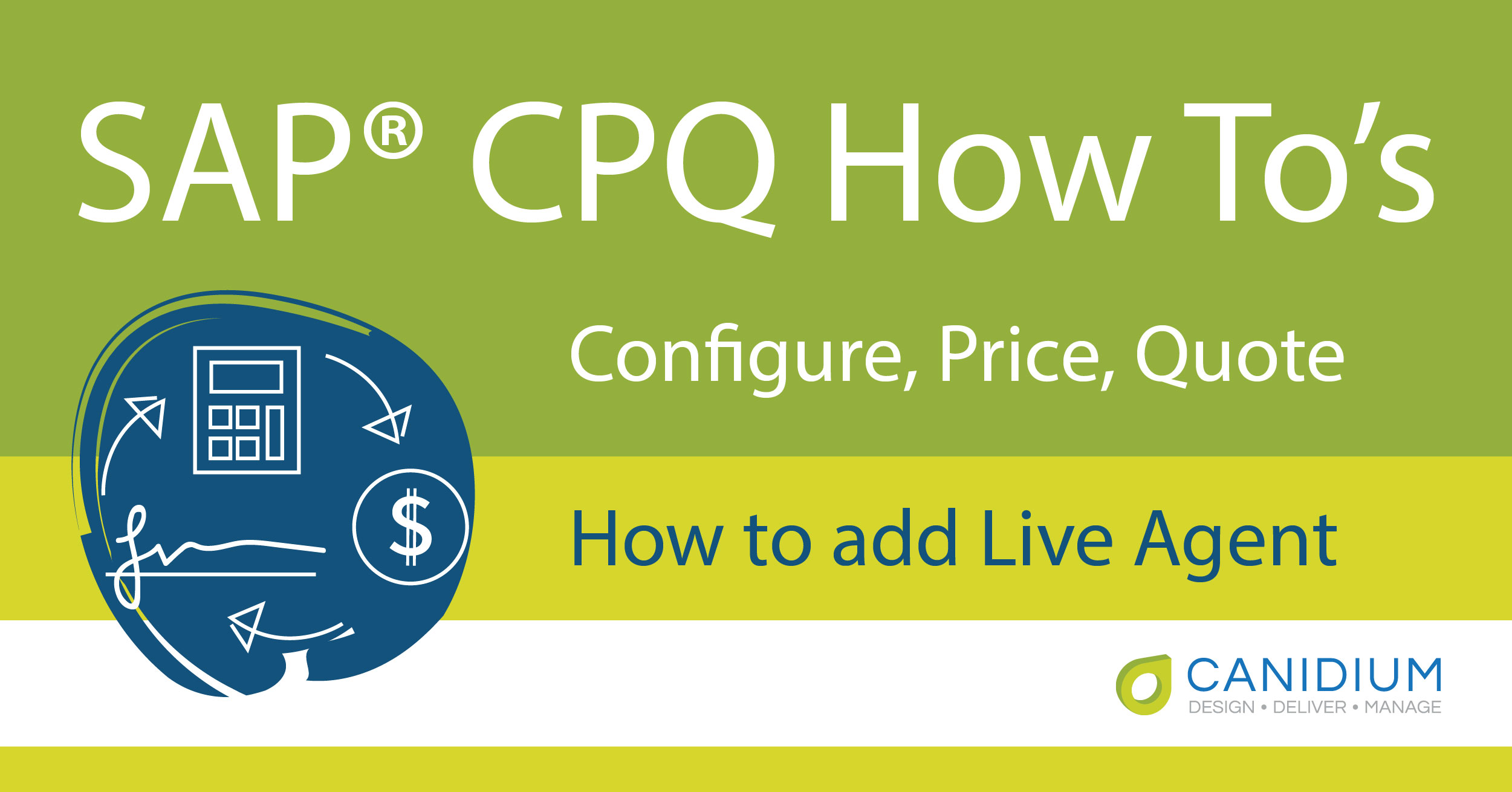 How to add Live Agent to SAP® CPQ